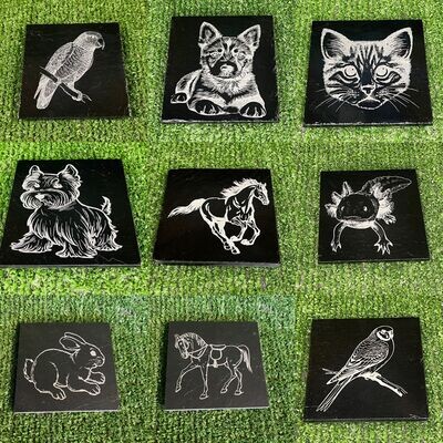 Animal Slate Coasters