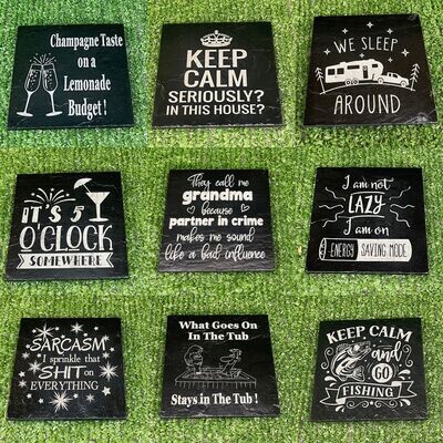 Fun Slate Coasters