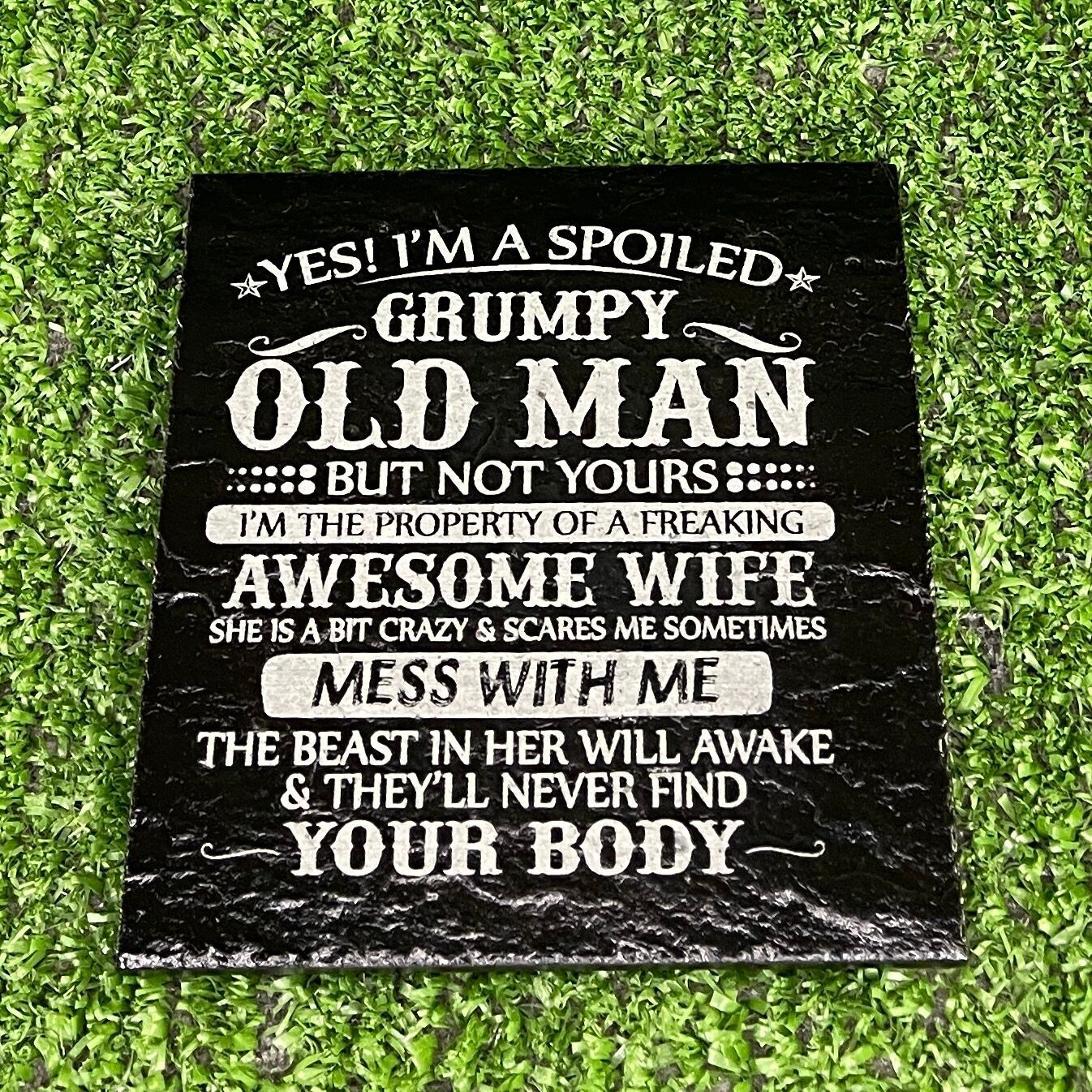 Grumpy Old Man Coaster