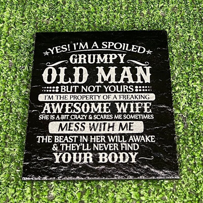 Grumpy Old Man Coaster