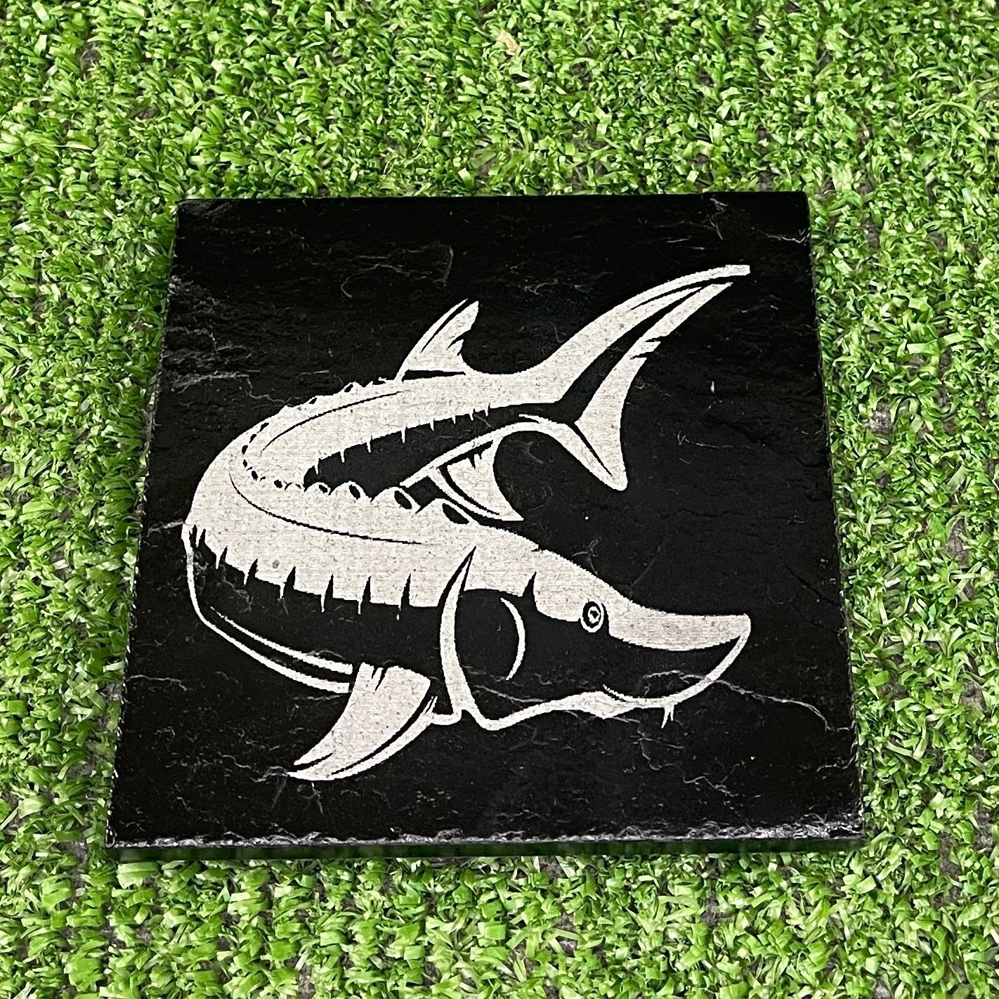 Sturgeon Fish Slate Coaster