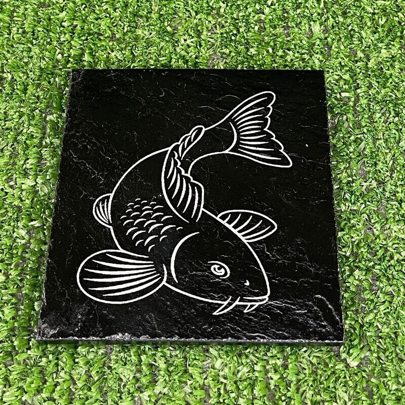 Koi Fish Slate Coasters