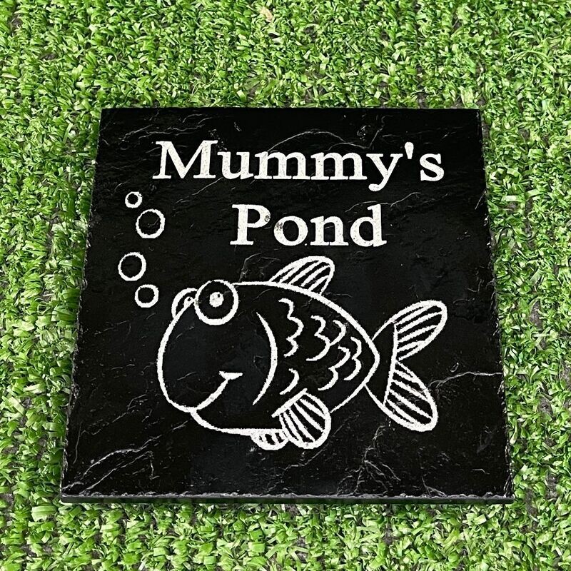 Mummy's Pond Slate Coaster