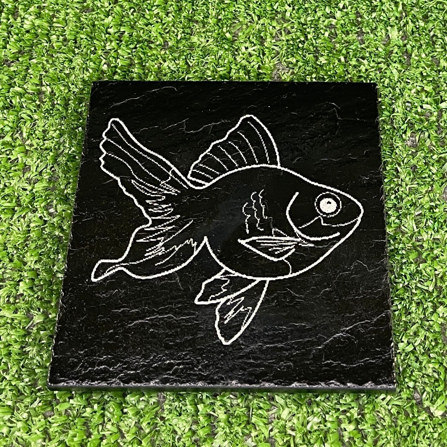 Goldfish Slate Coaster