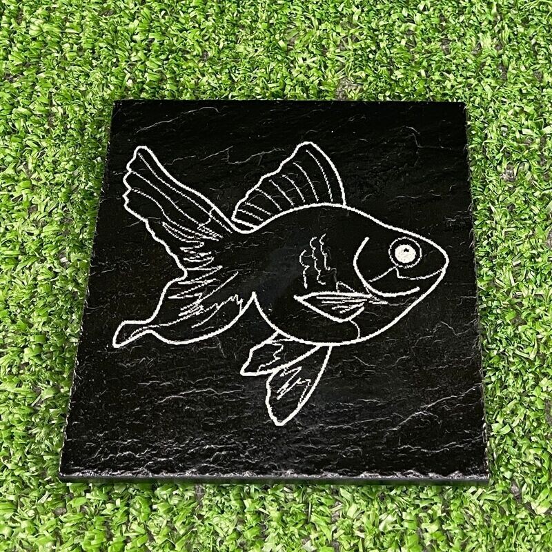 Goldfish Slate Coaster