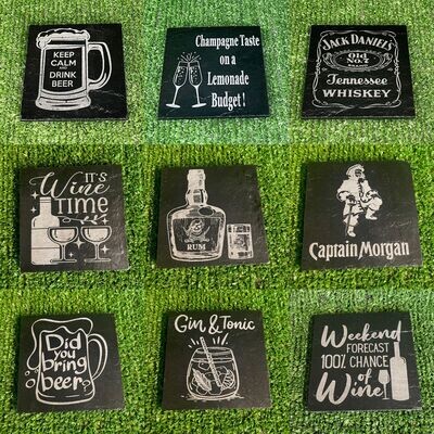 Drinks Slate Coasters