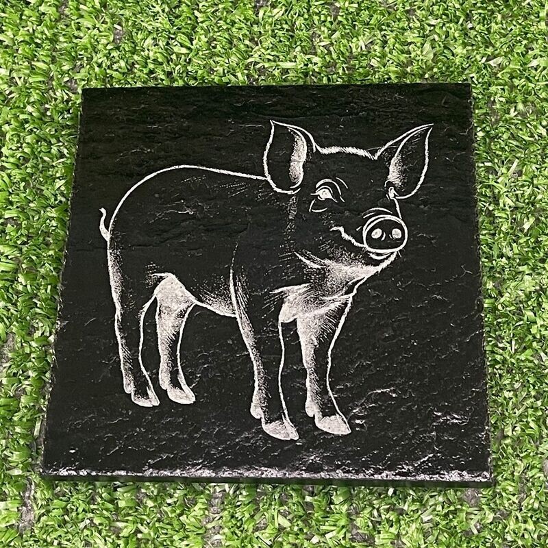 Piglet Slate Coaster