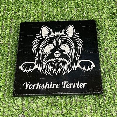 Yorkshire Terrier Dog Coaster Yorkshire Terrier Dog Coaster