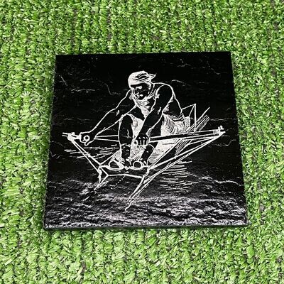 Olympic Rowing Slate Coaster Olympic Rowing Slate Coaster