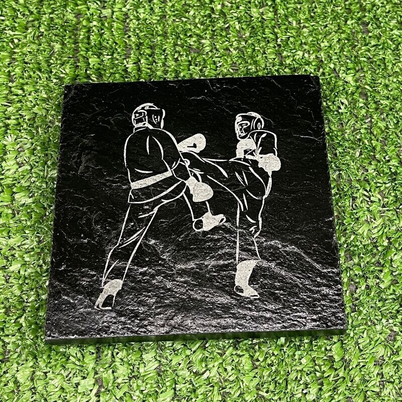 Olympic Judo Slate Coasters