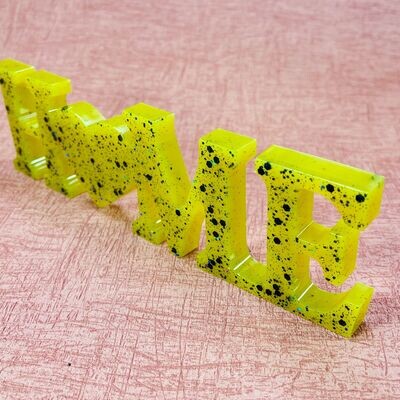 HOME - Yellow/Sparkles Sign HOME - Yellow/Sparkles Sign