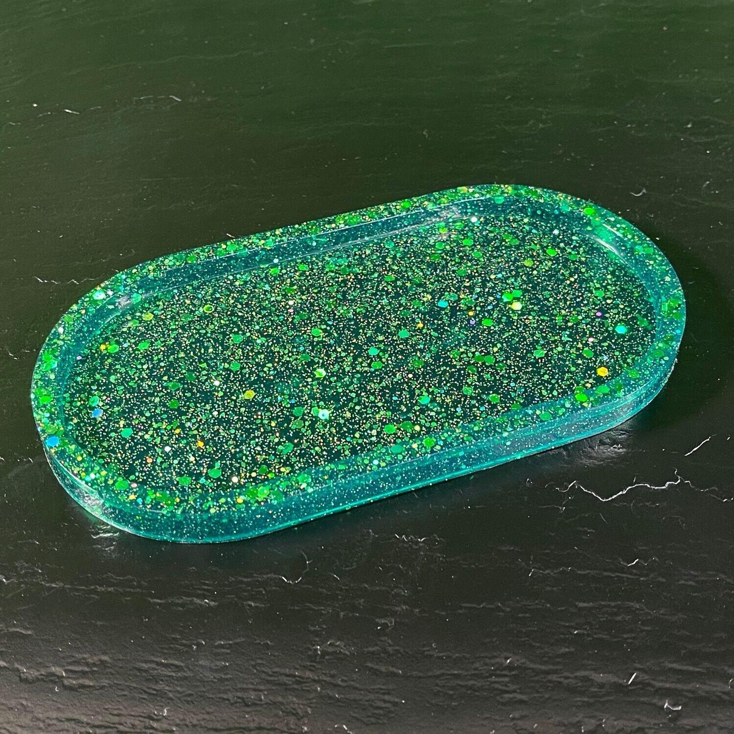 ​Sparkling Green Trinkle Tray