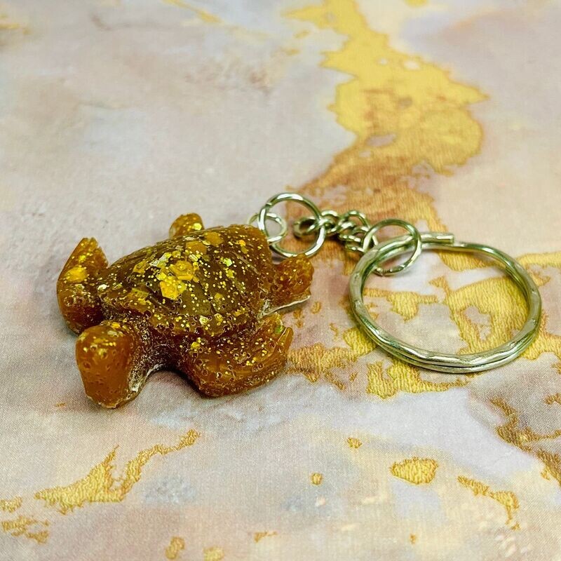Turtle Brown/Sparkling Keyring