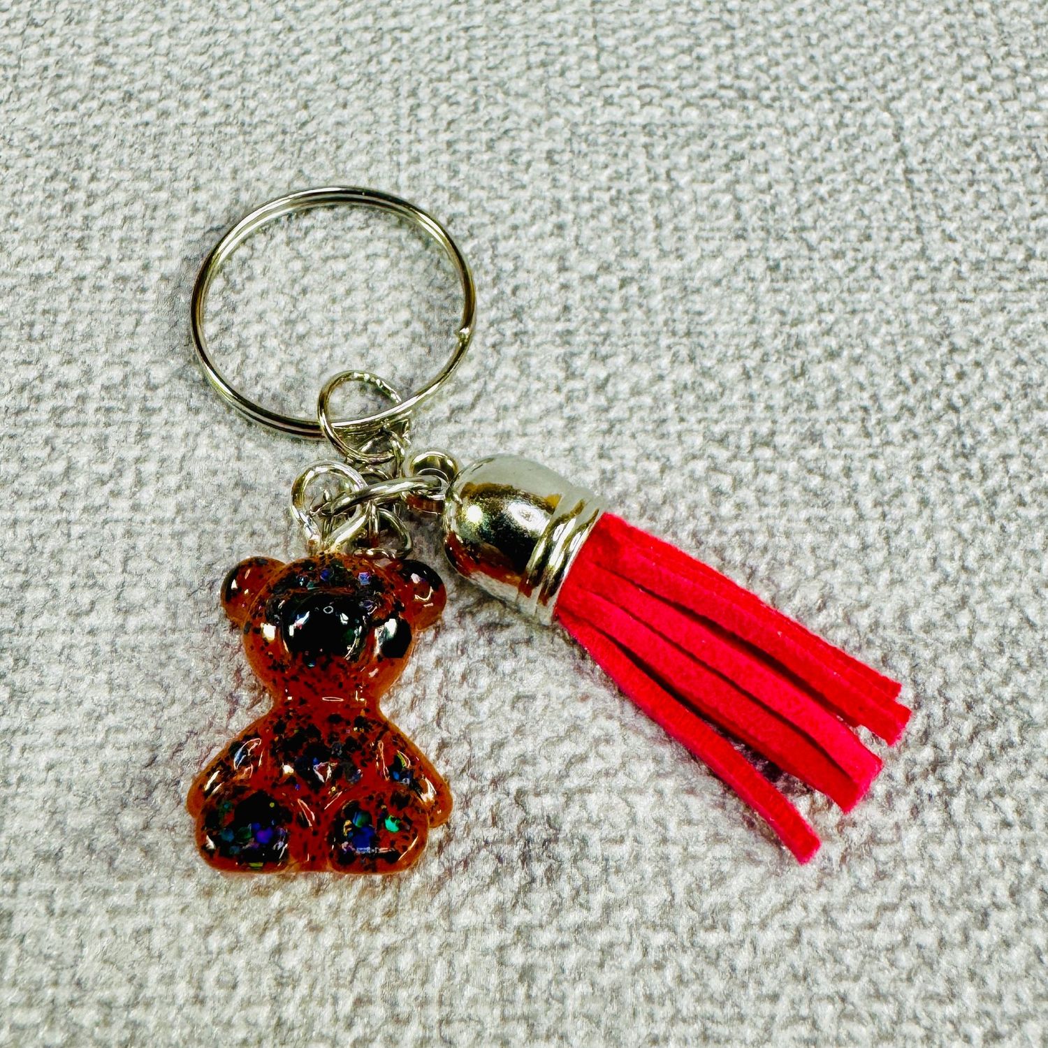 Bear Mini Red Keyring