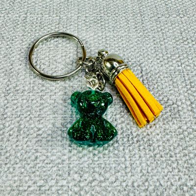 Bear Mini Green Keyring