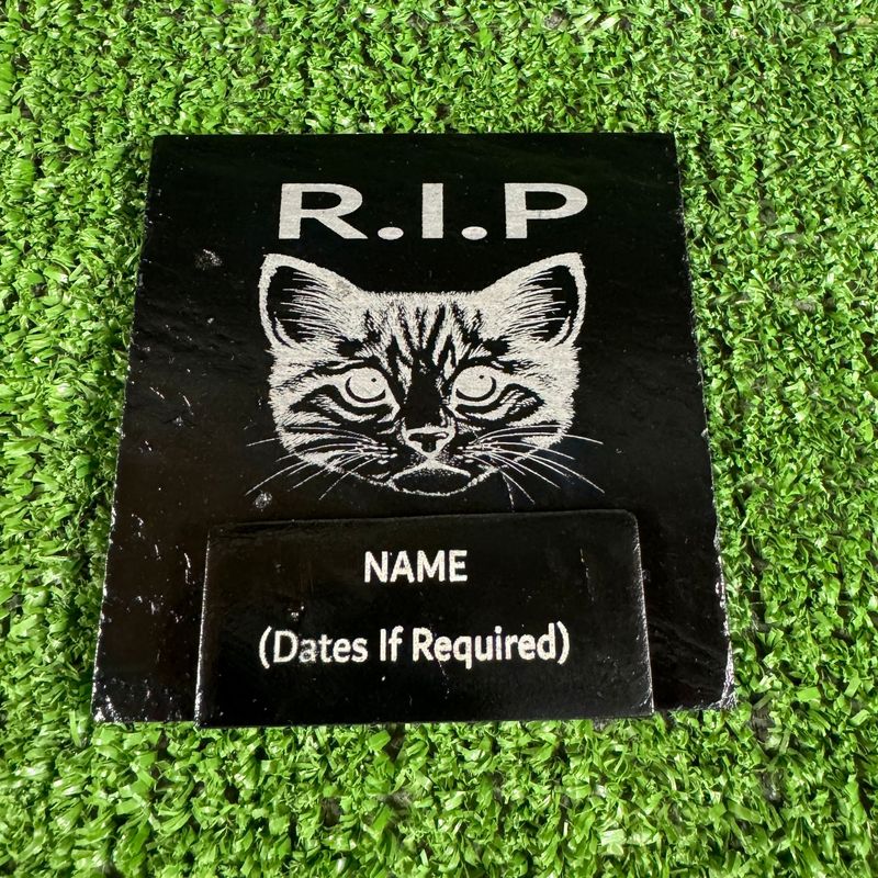 RIP Cat Slate Marker