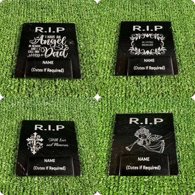 Family Memorial Marker Signs 9x9cm