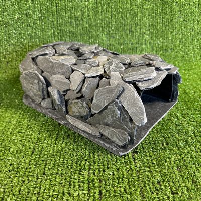 Aquarium and Reptile Slate Through Cave.