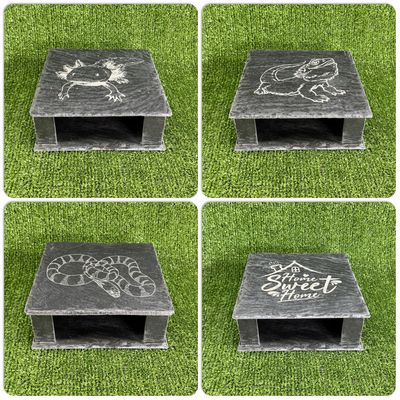 Reptile & Aquatic Slate Caves 9x20x20cm