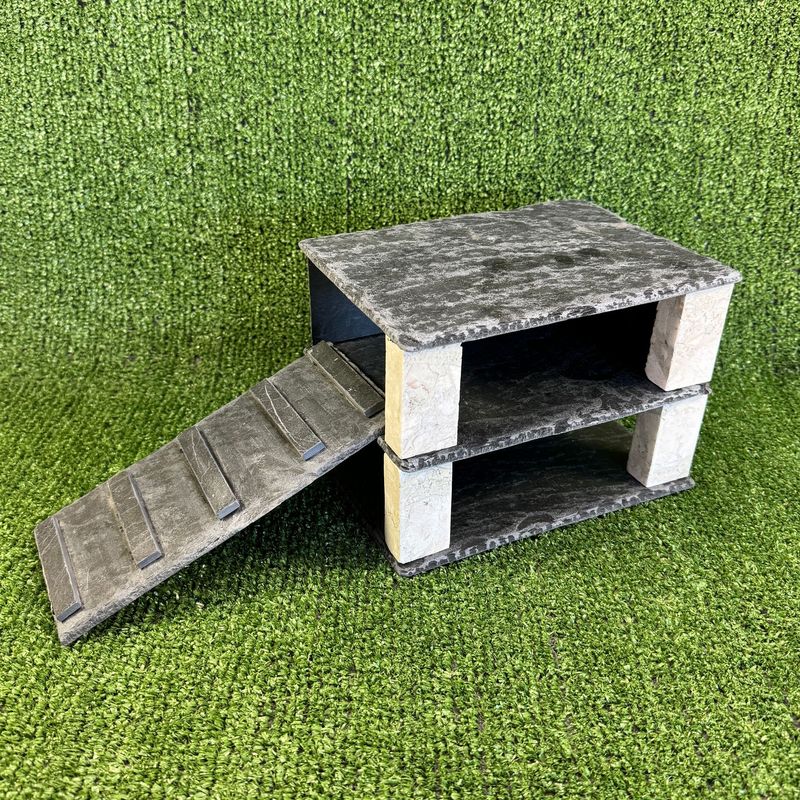 Aquarium and Reptile Slate cave, 2 tier