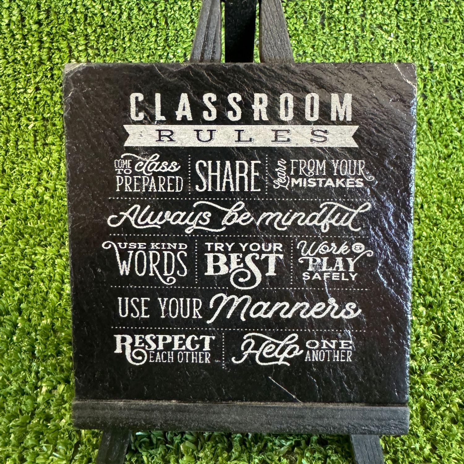 Classroom Teacher Funny Slate Coaster 9x9cm