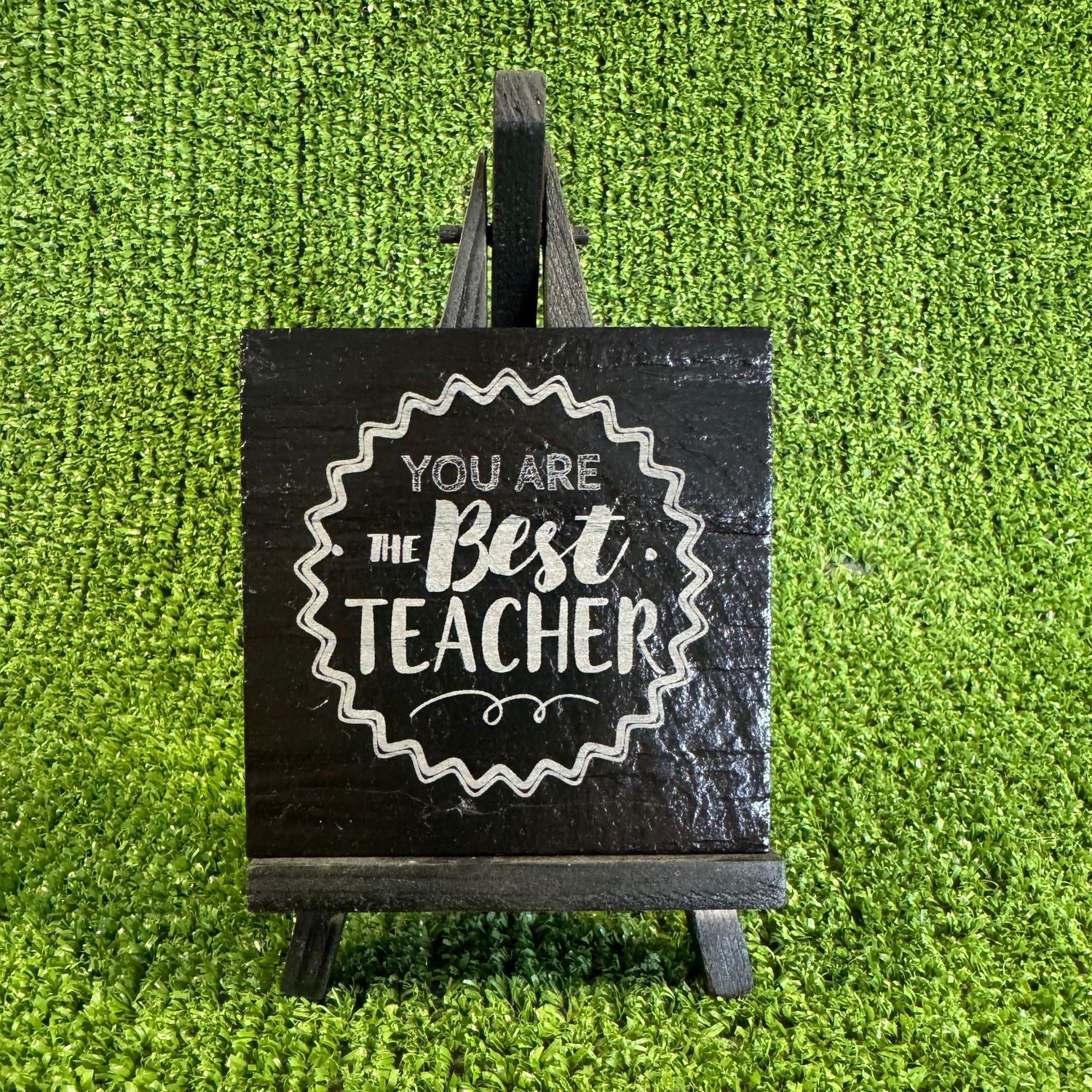 You Are The Best Teacher Funny Slate Coaster 9x9cm