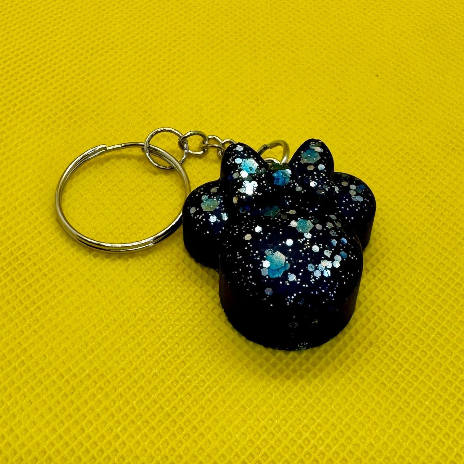 Black Sparkling Mickey Mouse Keyring Gift