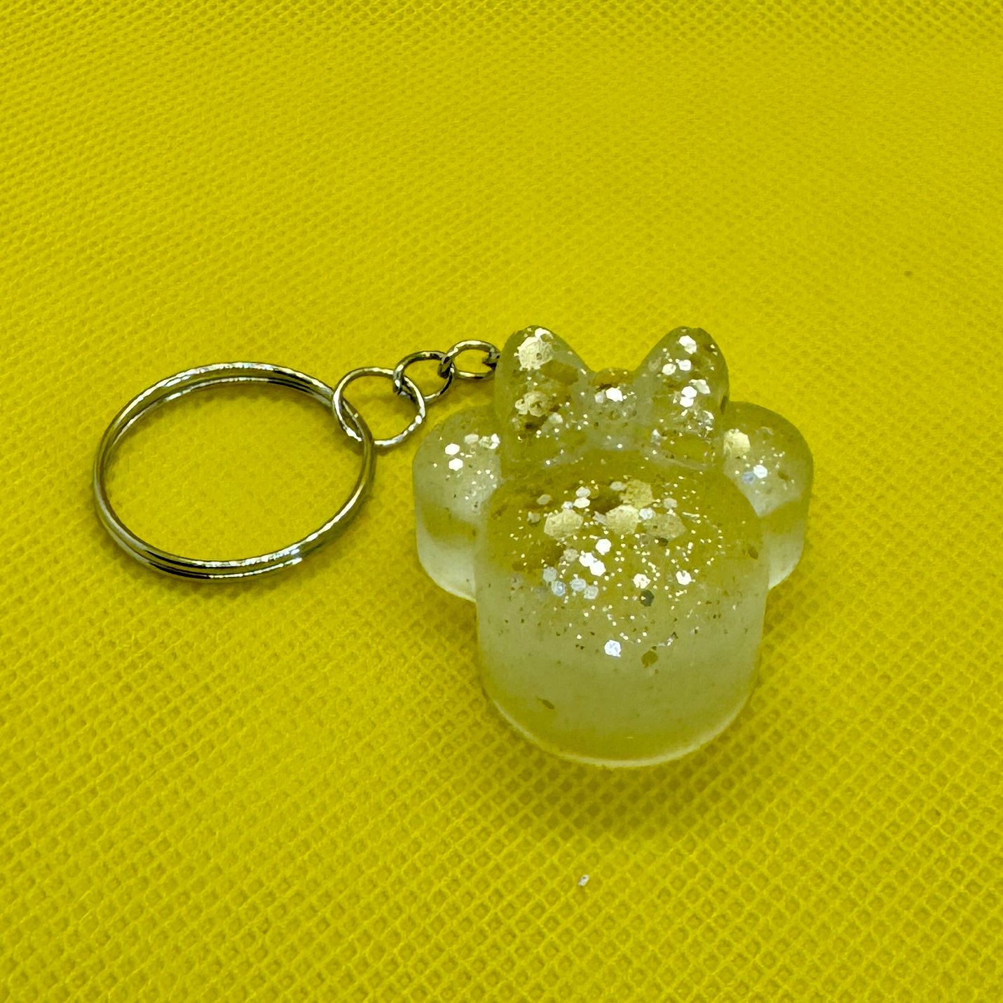 Minnie Mouse Sparkling Green glitter Keyring Gift