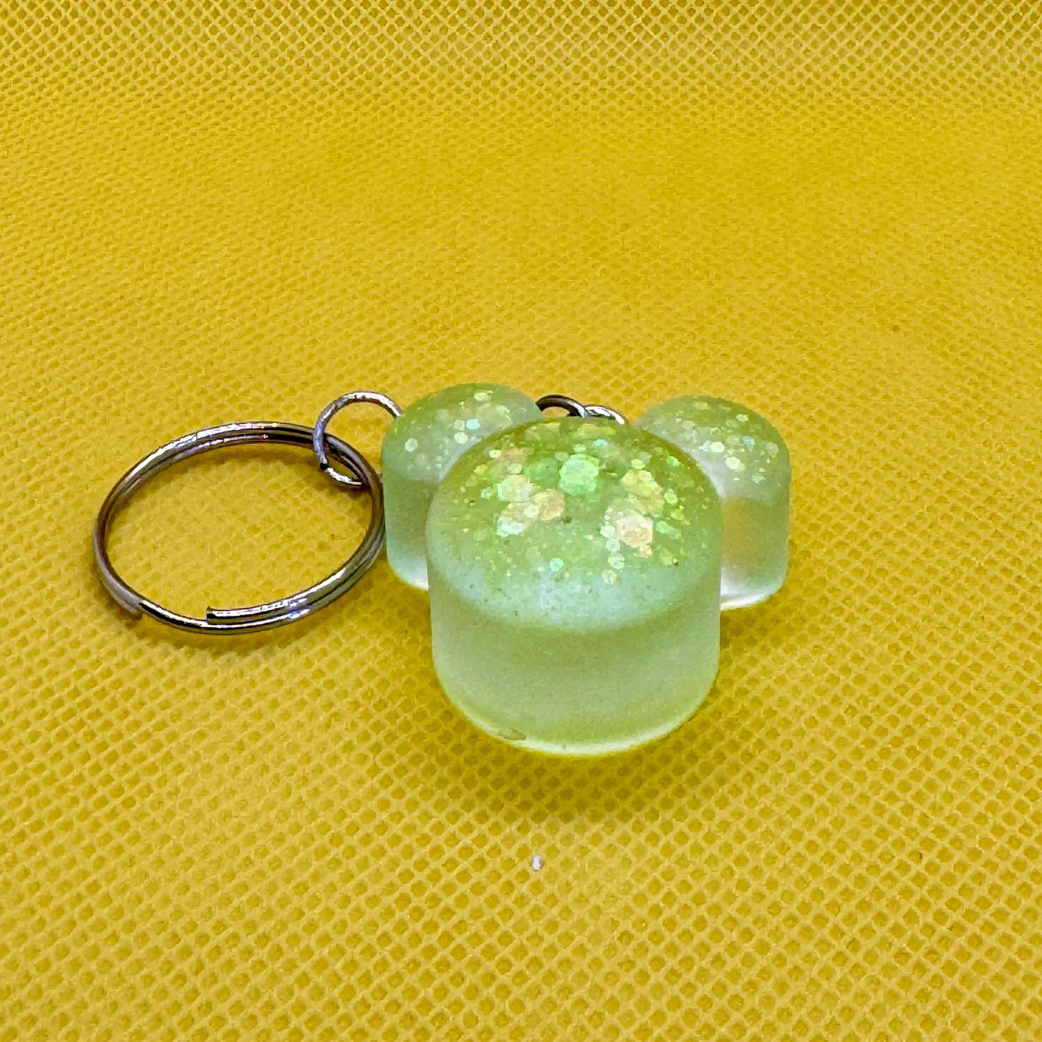 Light Green Mickey Mouse Keyring Gift