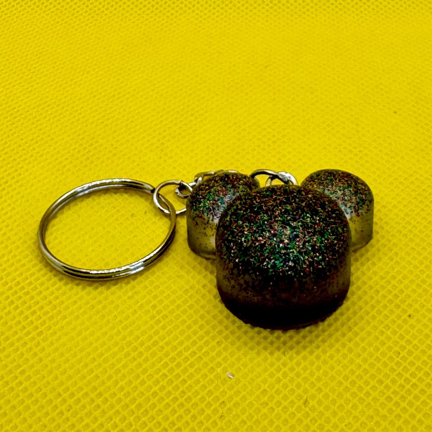 Multi Sparkling Clear Mickey Mouse Keyring Gift