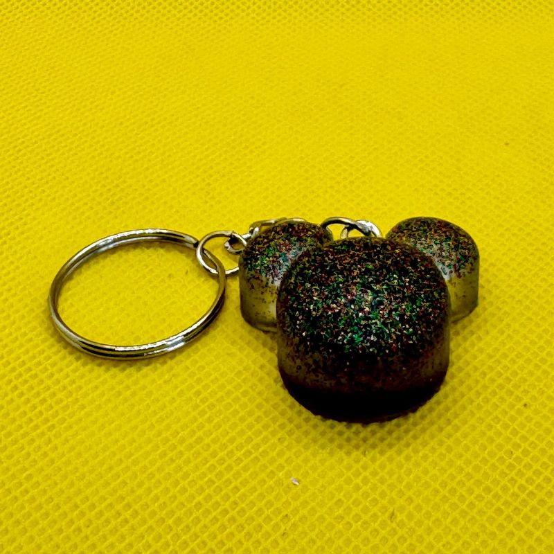 Multi Sparkling Clear Mickey Mouse Keyring Gift