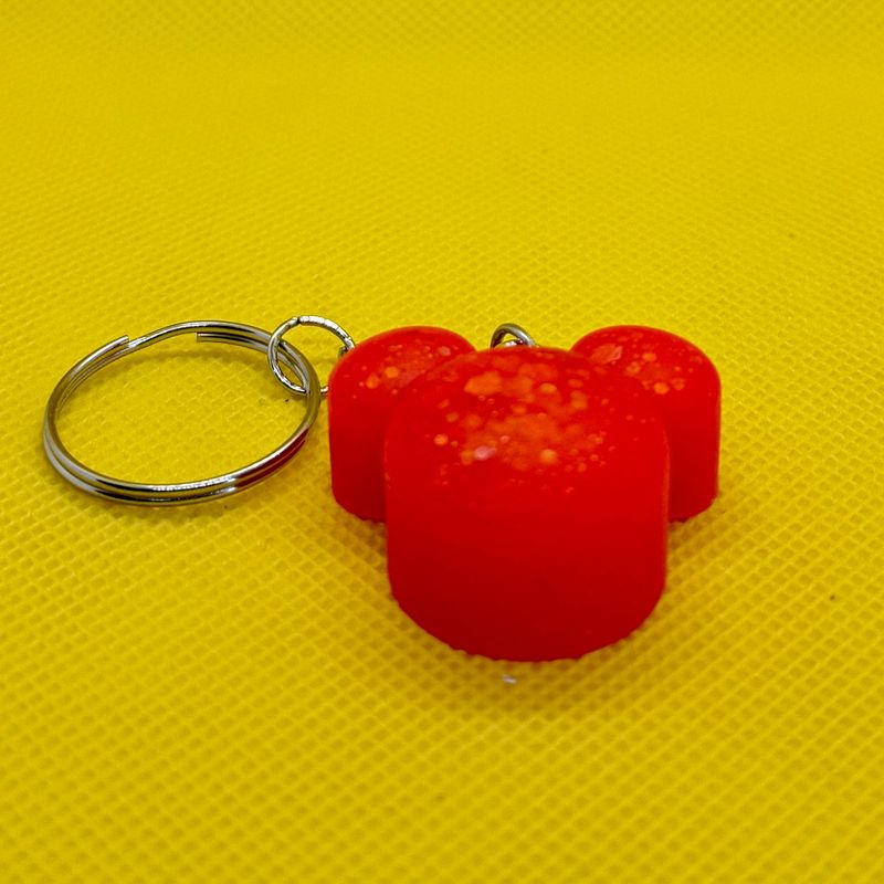 Orange Mickey Mouse Keyring Gift