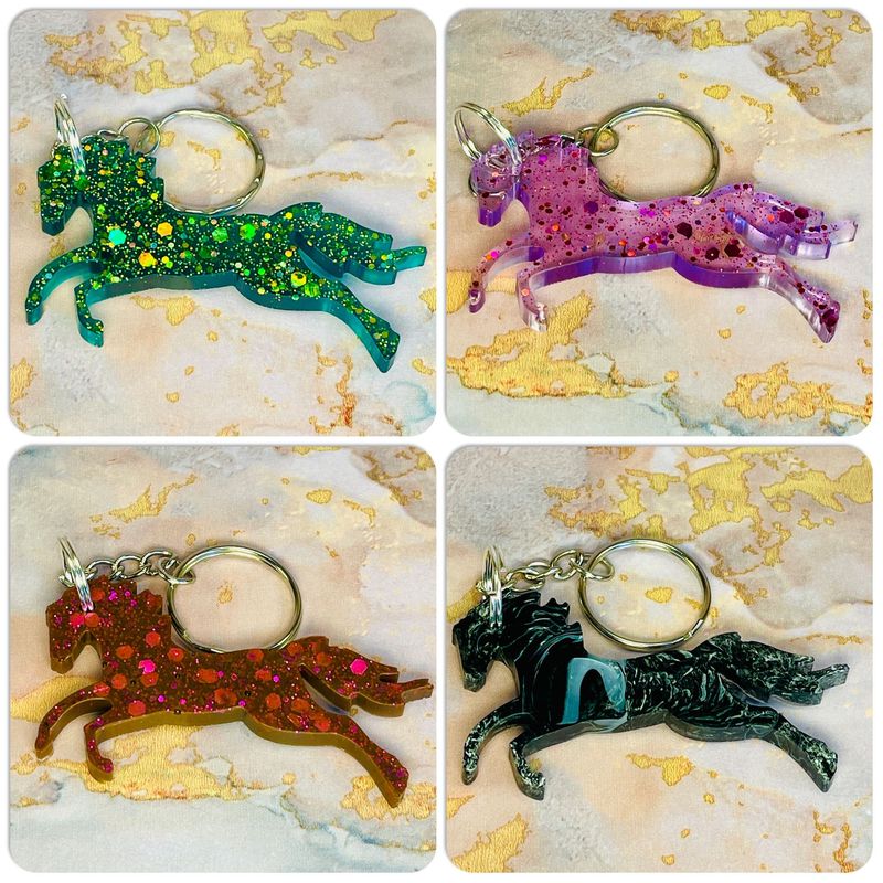 x4 Horse Keyring Gifts