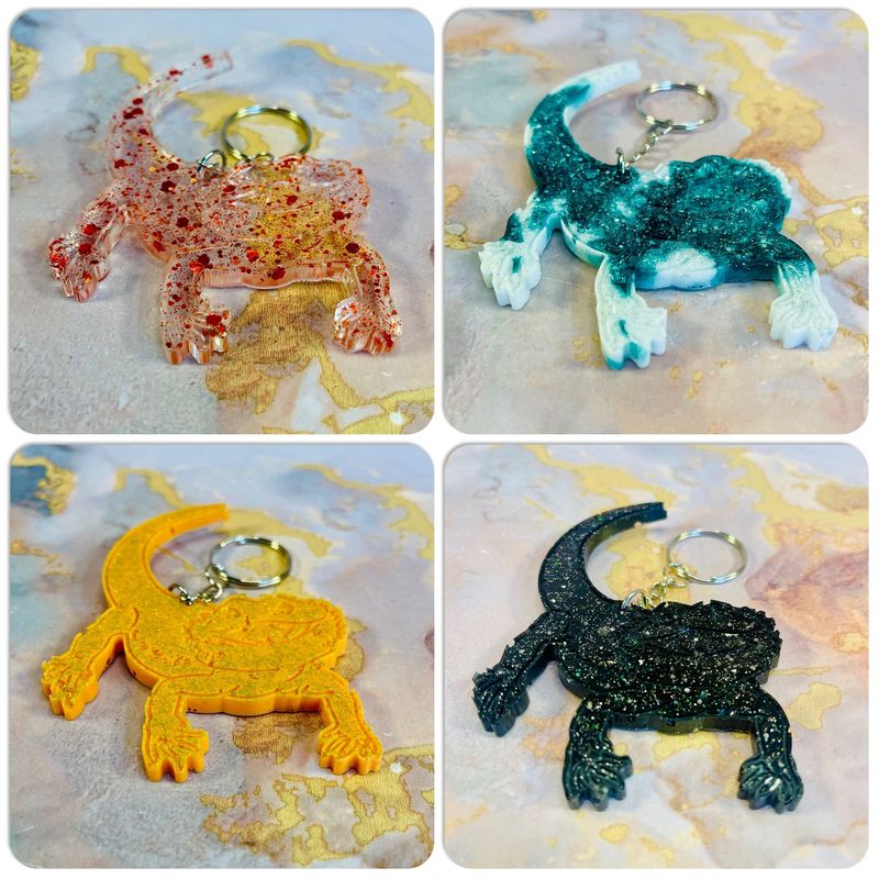 x10 Bearded Dragon Keyring Gifts