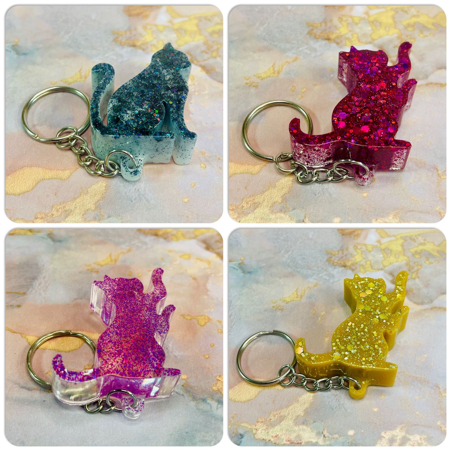 x10 Cat Keyring Gifts