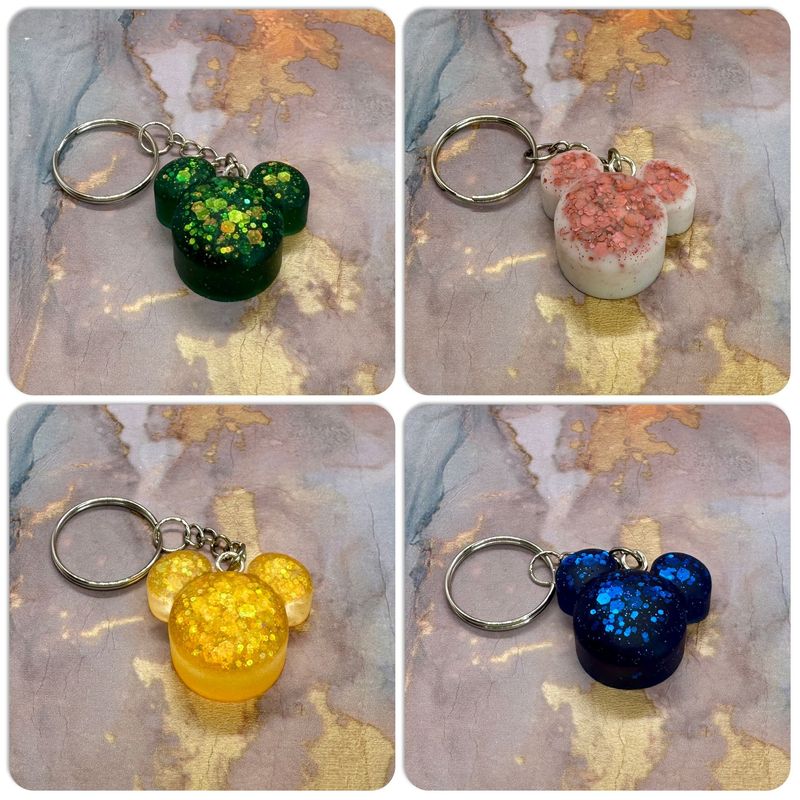 x10 Mickey Mouse Keyrings