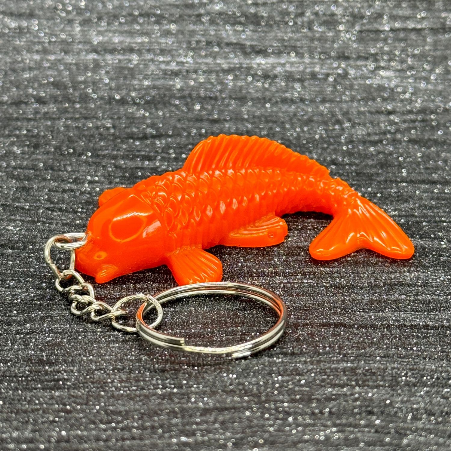 Koi Fish Orange Keyring Gift