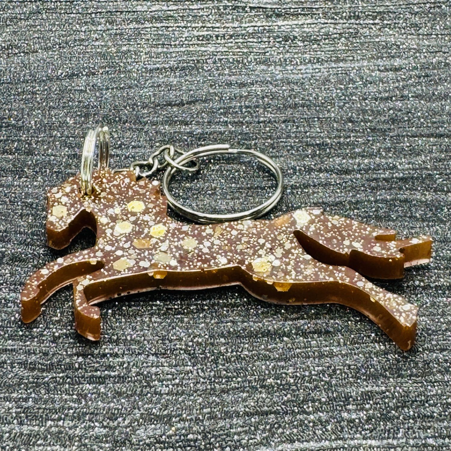 Horse Keyring Red gift