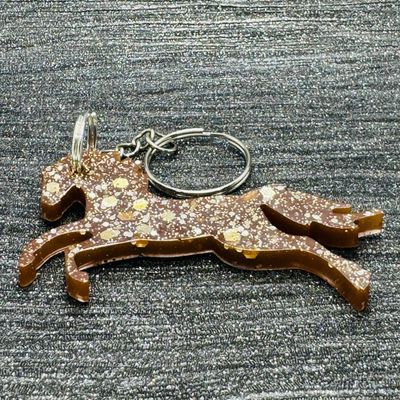 Horse Keyring Red gift