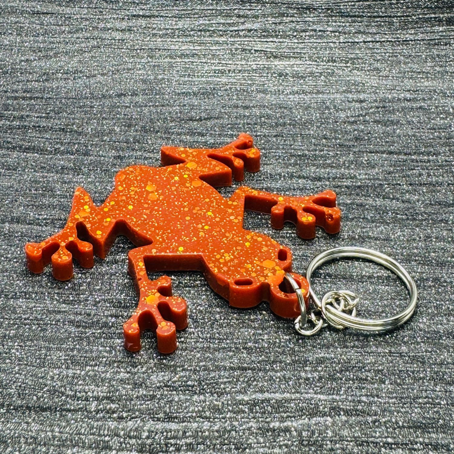 Frog Keyring Gift, Red