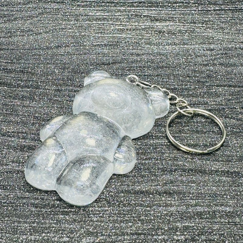 Big Bear Clear Sparkling Keyring