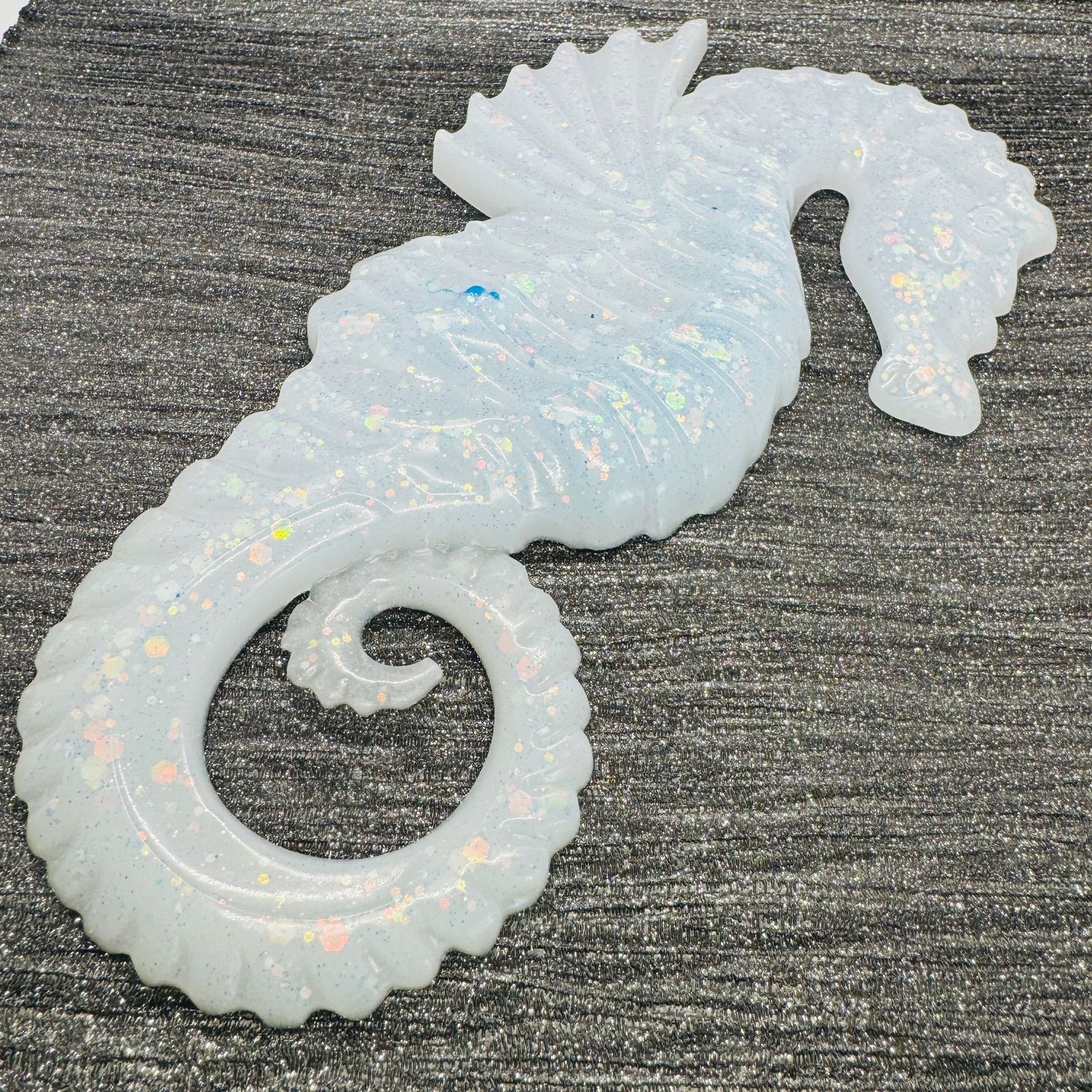 Sea horse White wall art Model