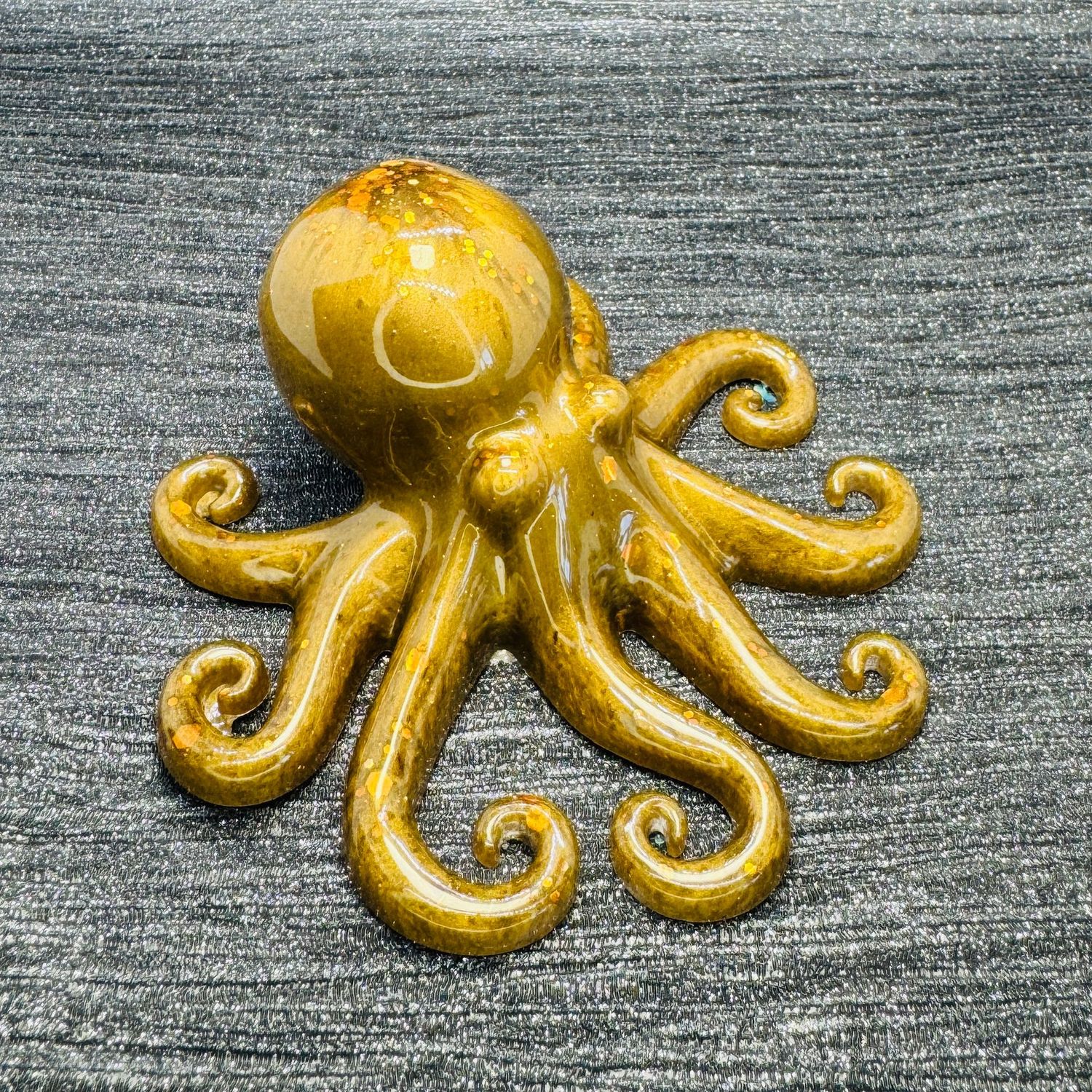 Octopus Resin Model Golden