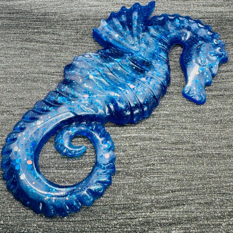 Seahorse Sea Blue wall art Model