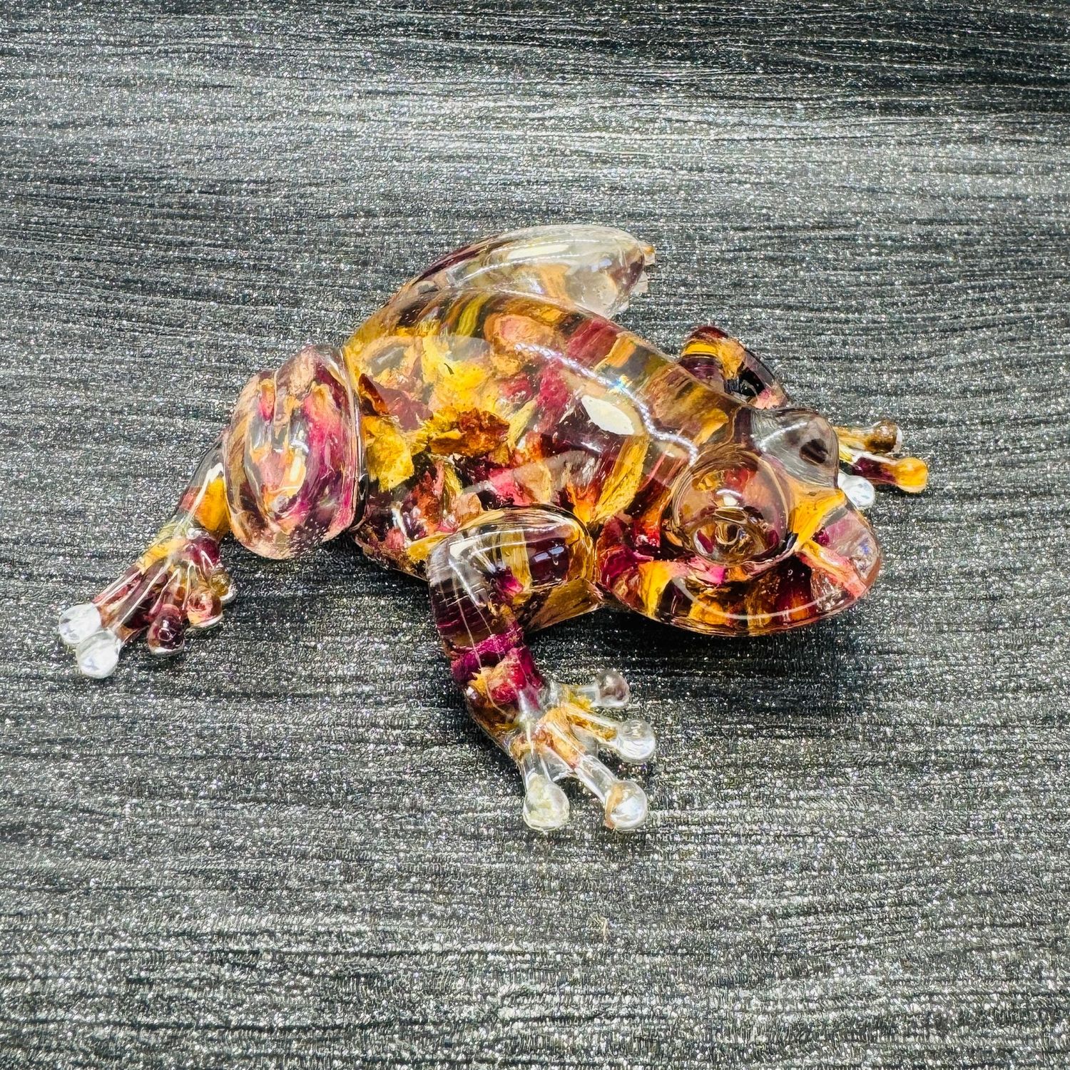 Frog Rose Petals Ornament