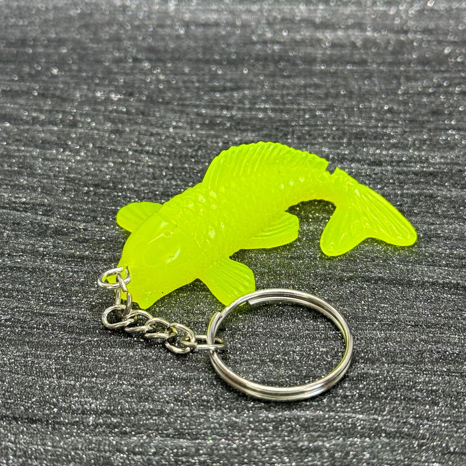 Koi Fish Deep Yellow Keyring Gift