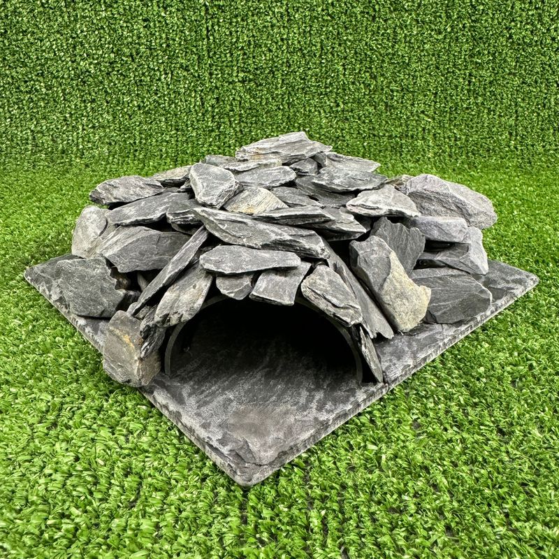 Aquarium and Reptile Slate Cave 4 way Fry Protector.