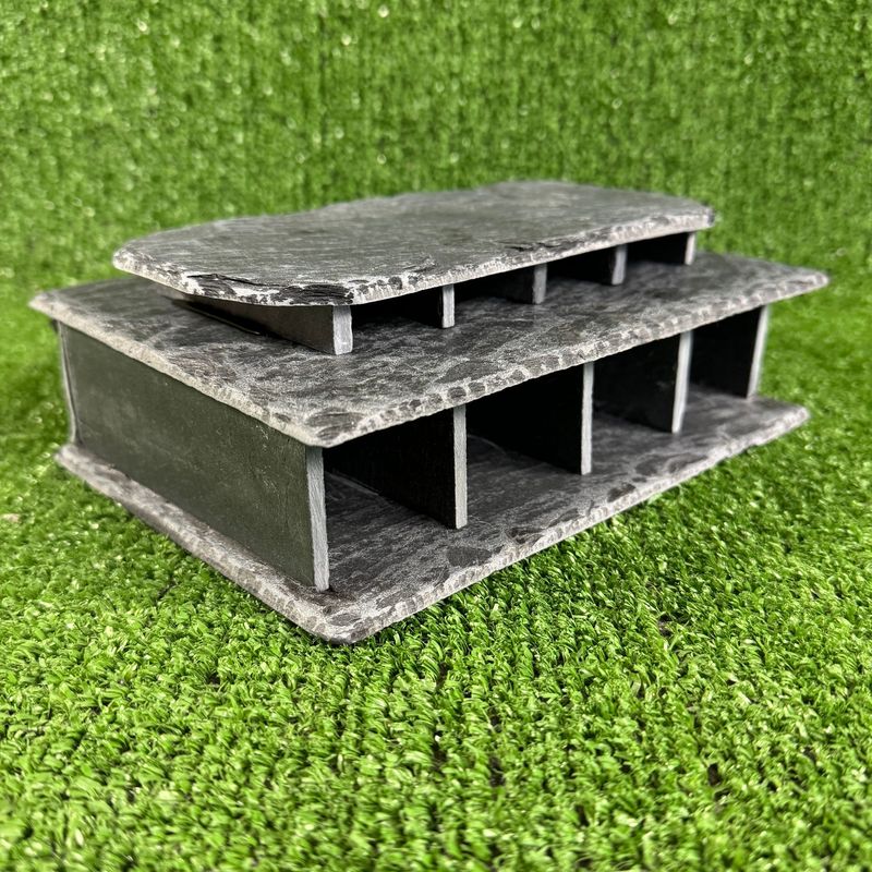 Aquarium Slate 4 caves with fry Protector