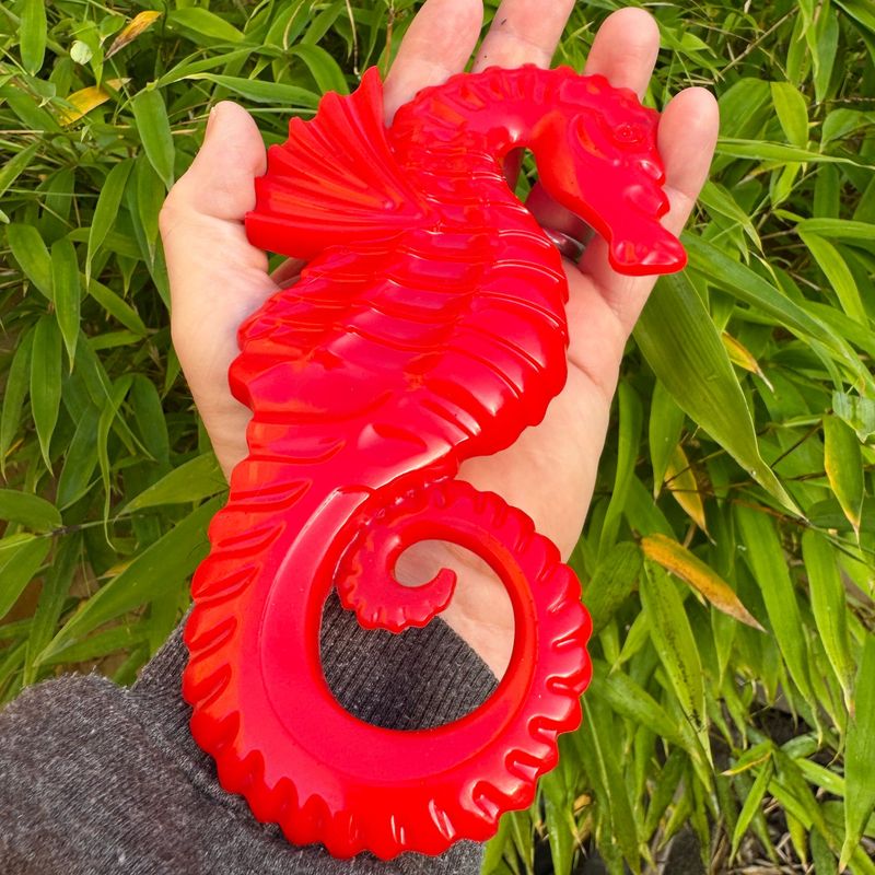 Sea horse Red wall art Model