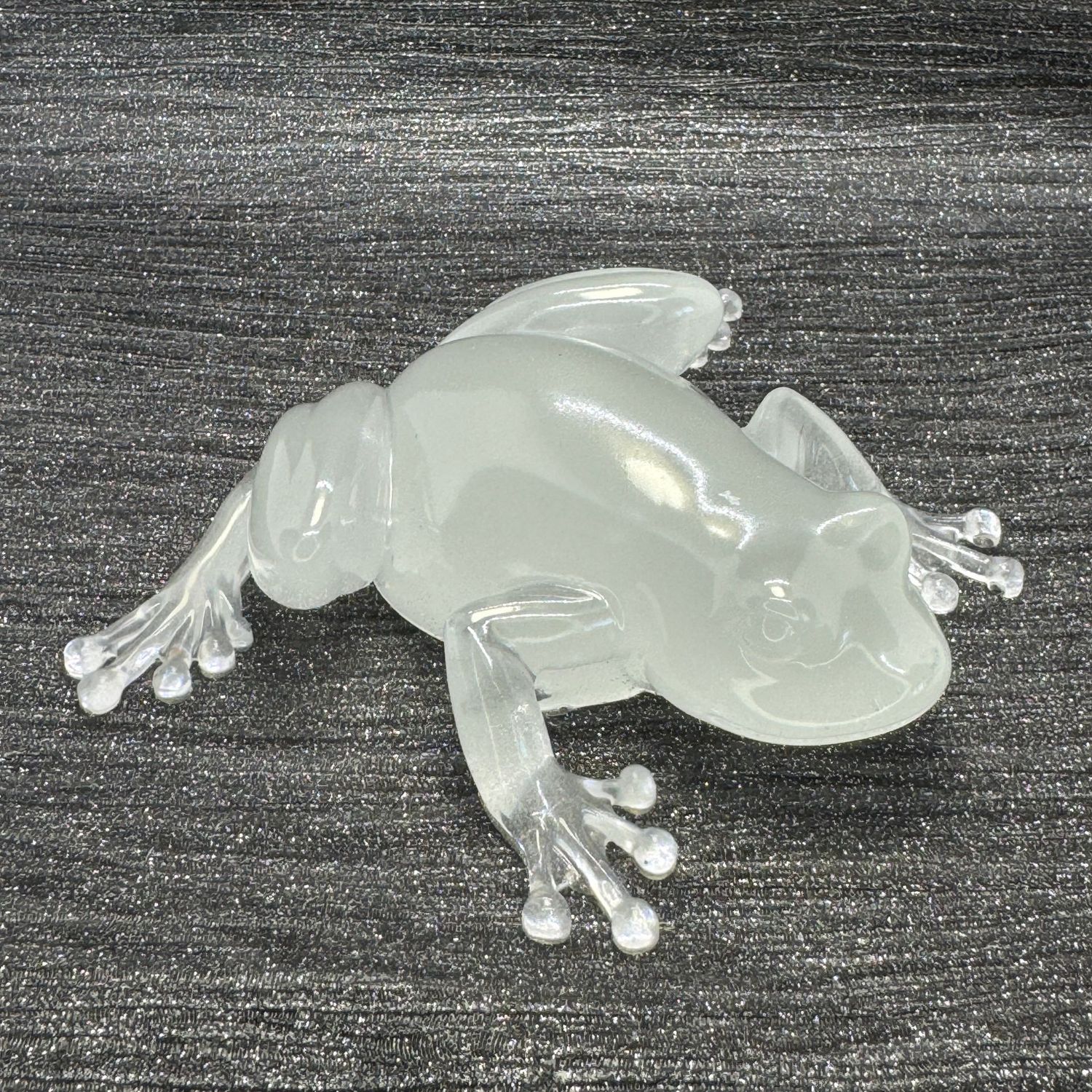 Clear Frog Model Ornament